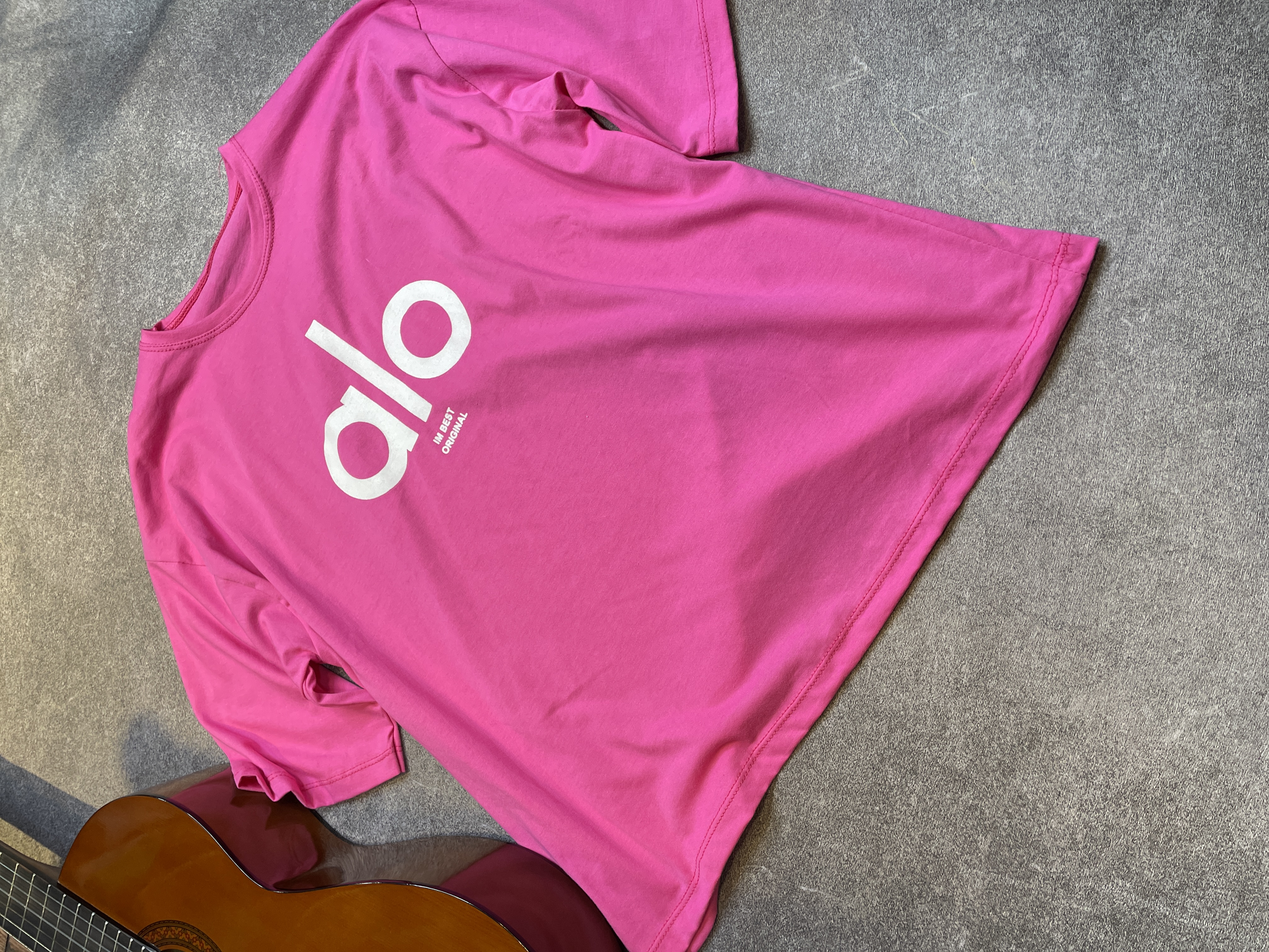 تیشرت باکسی صورتی